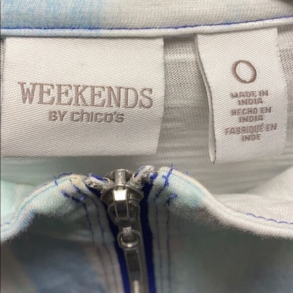 Chico’s Weekend Tie Dye Full-zip Jacket size Sm - Picture 3 of 5